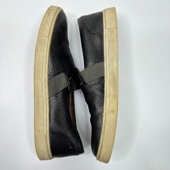 Frye Womens Size 8 Ivy Pewter Metallic Slip-On Leather Sneaker - Picture 5 of 8